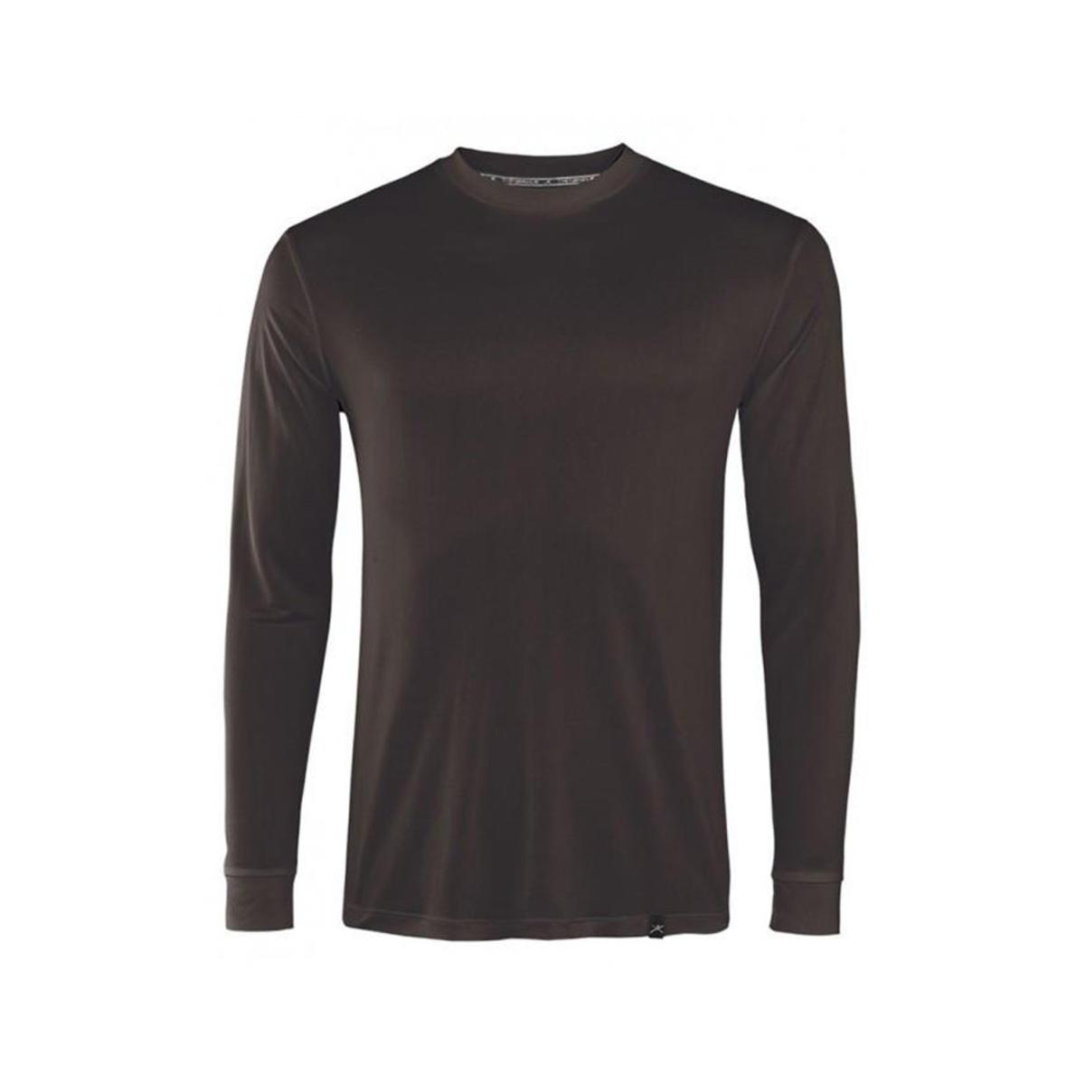 Terramar Men’s Thermasilk Jersey 1.0 Long Sleeve Crew S