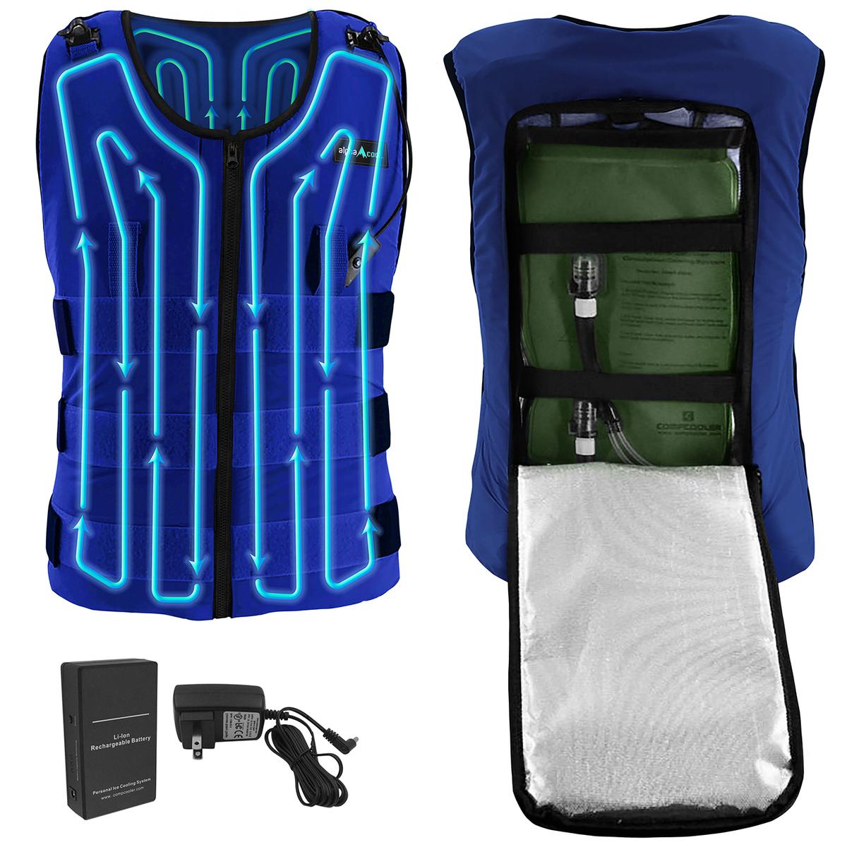 AlphaCool 7V Circulatory Cooling Vest System 3XL/4XL