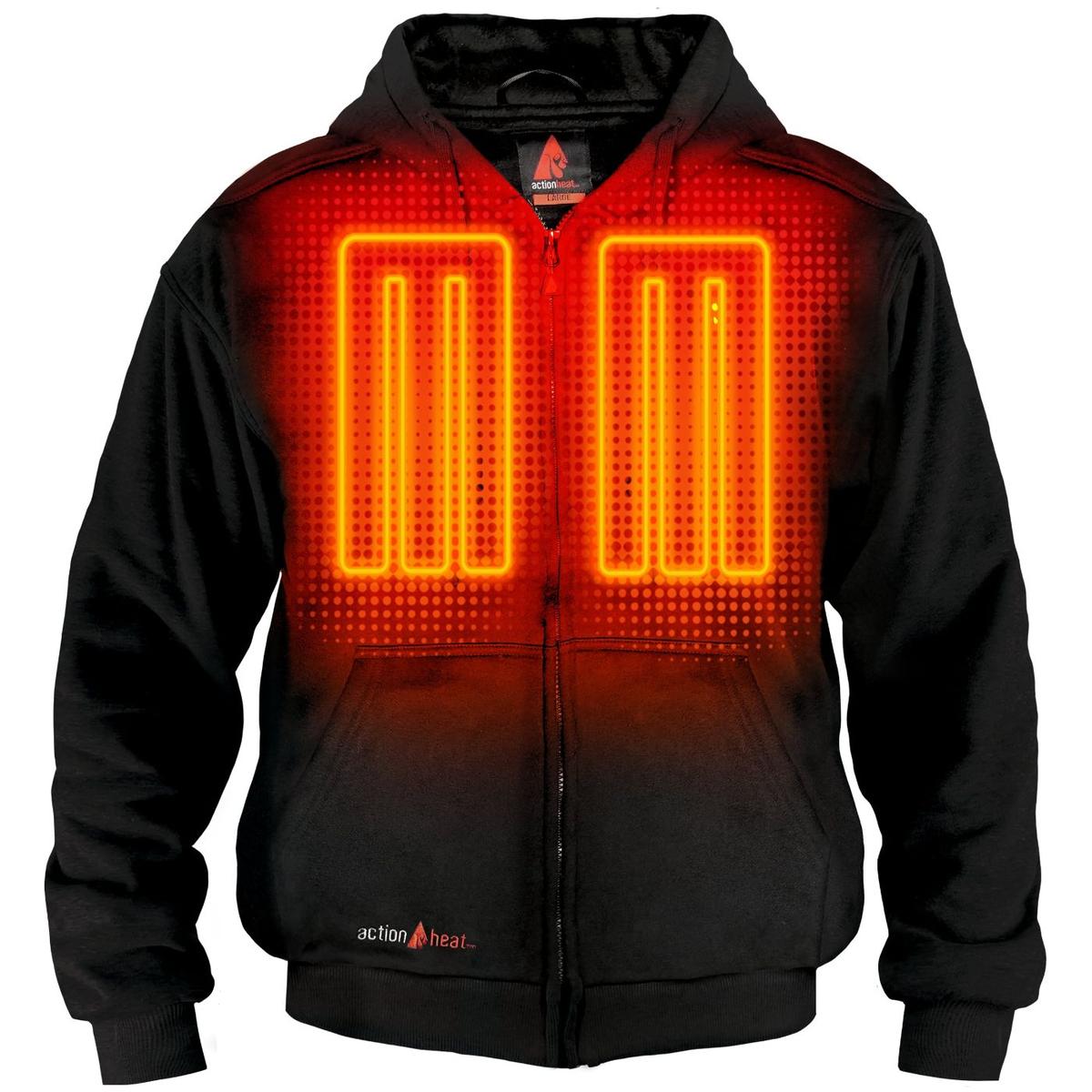 Milwaukee M12HHBL3-0 Sweatshirt Thermal Black 12V Heated Man without Battery 