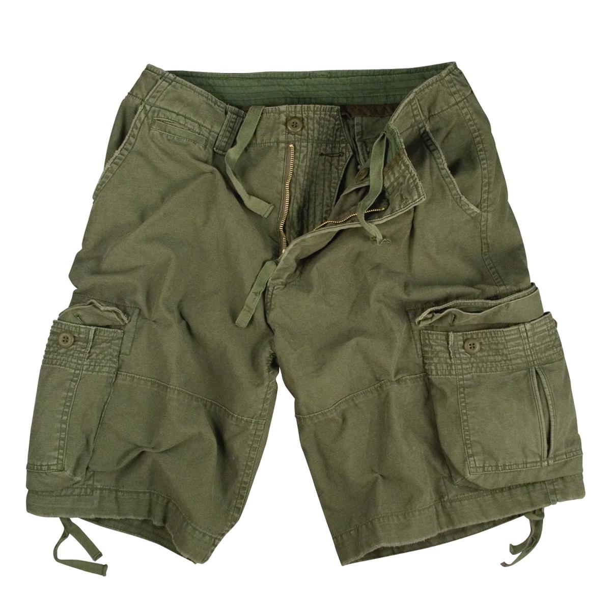 olive drab cargo shorts