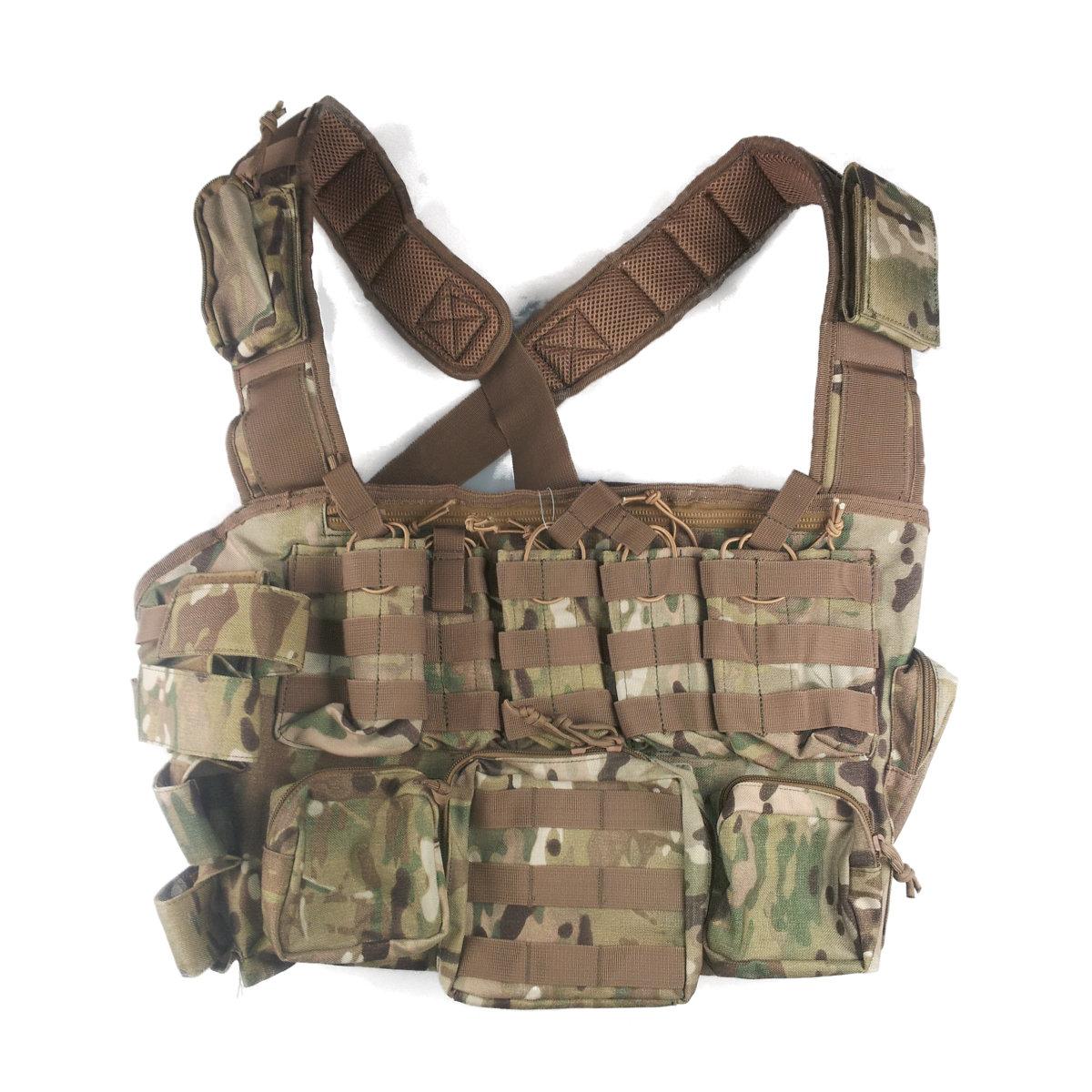 Voodoo Tactical 20-9931 Tactical MOLLE Chest Rig, MultiCam, M/2XL ...