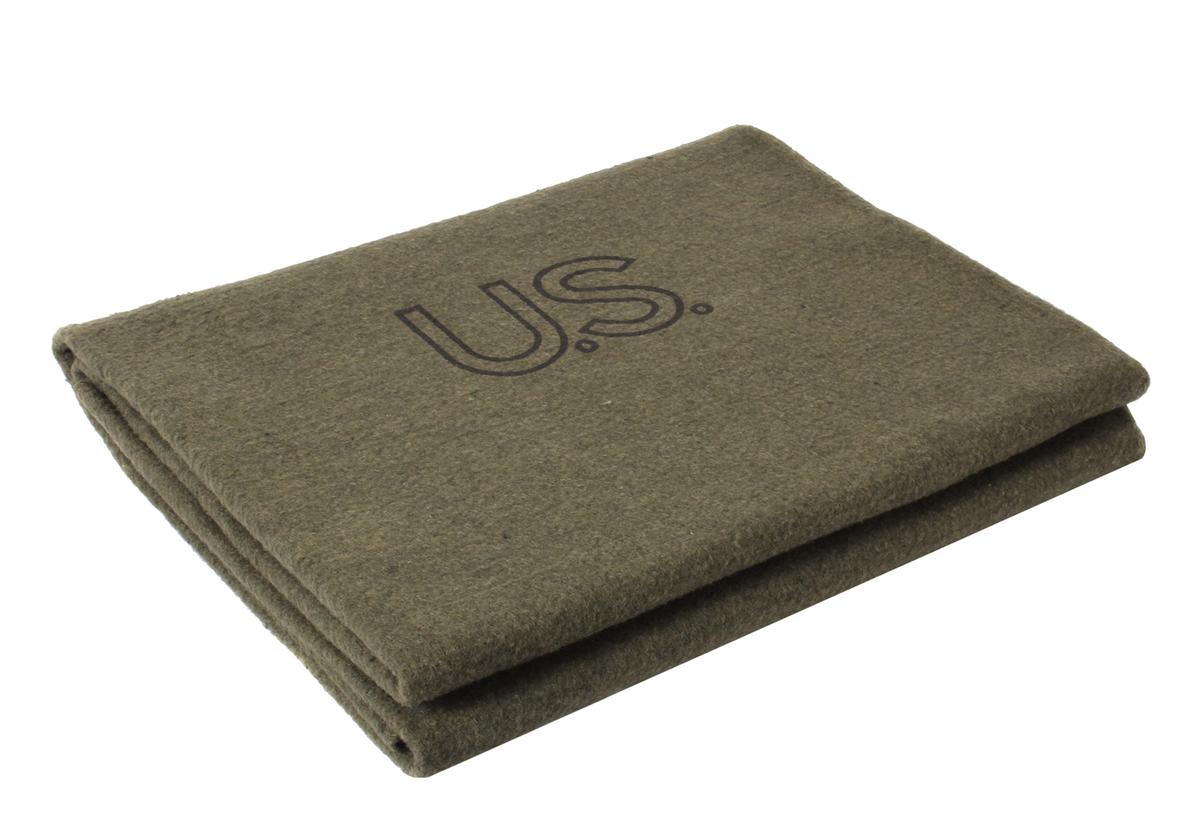 New US Army Blanket, Olive Drab, Wool, Made in USA. eBay