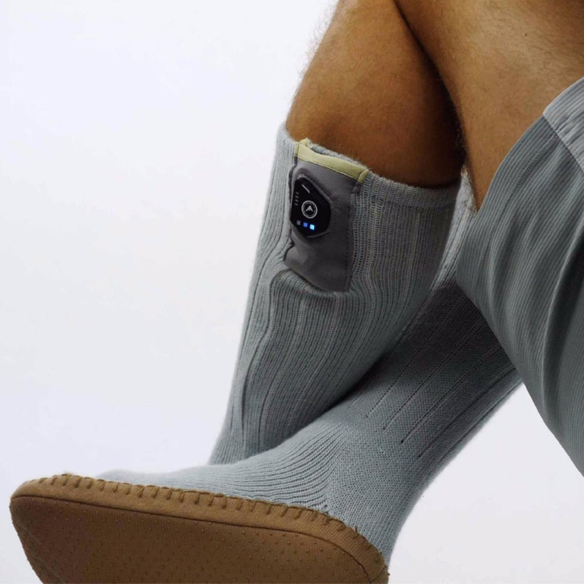 FNDN 3.7V Heated Slipper Socks S/M