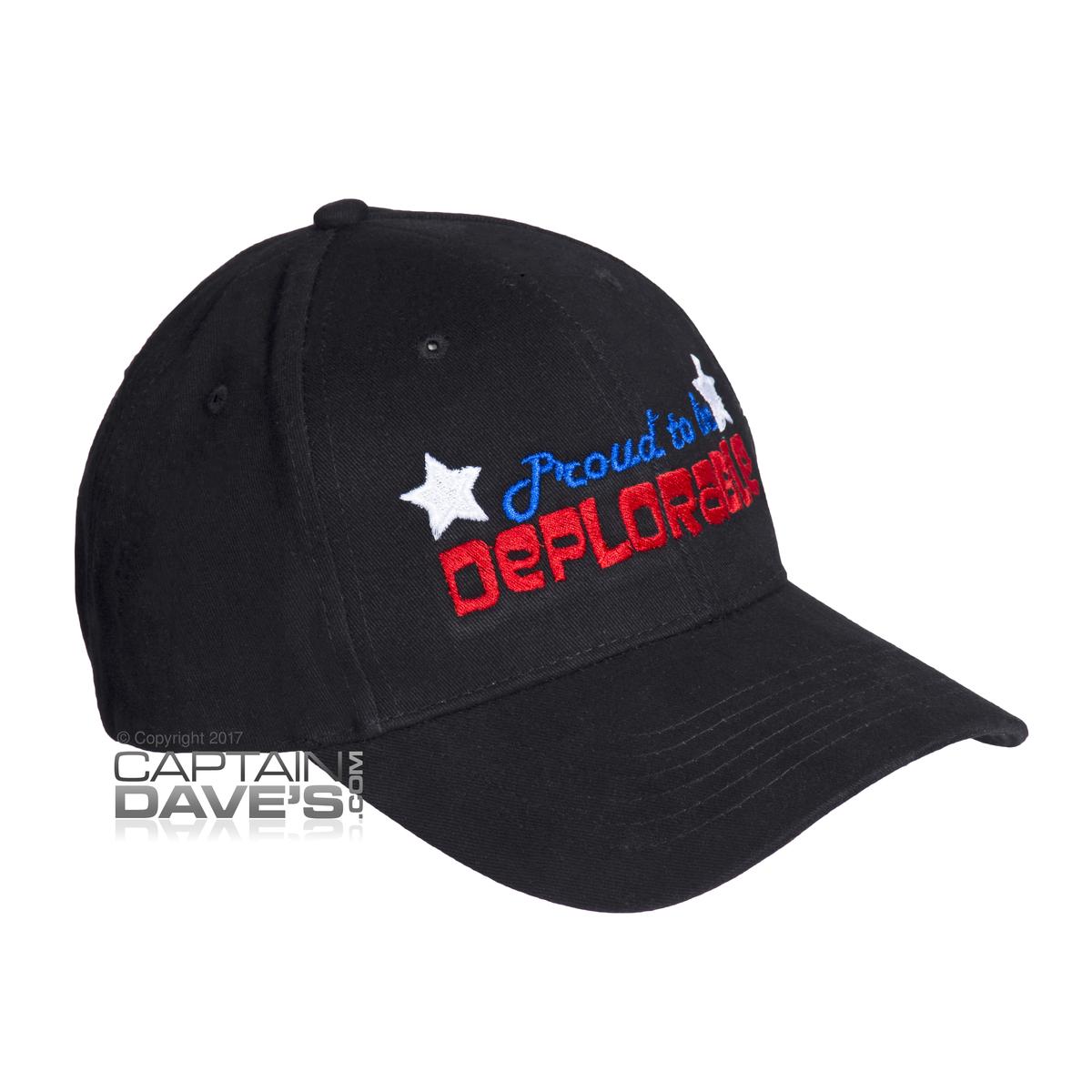 Proud To Be Deplorable Embroidered Baseball Cap, Trump Make America Great Hat eBay
