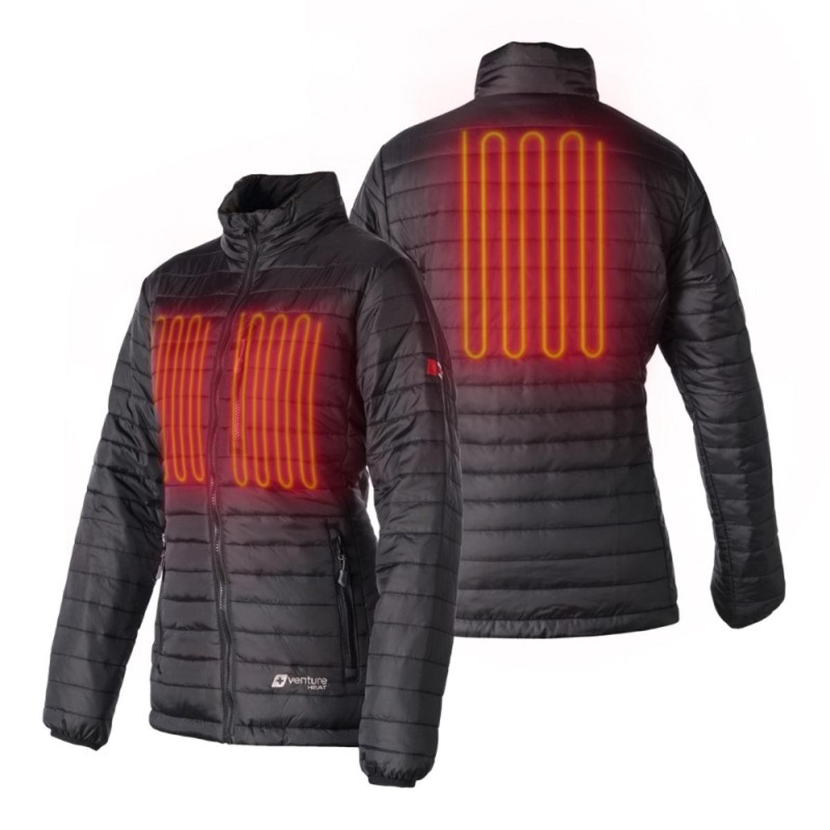 Venture Heat Insulated Heated Jacket-Womens-XL-BLACK-JACKET ONLY-FREE ...