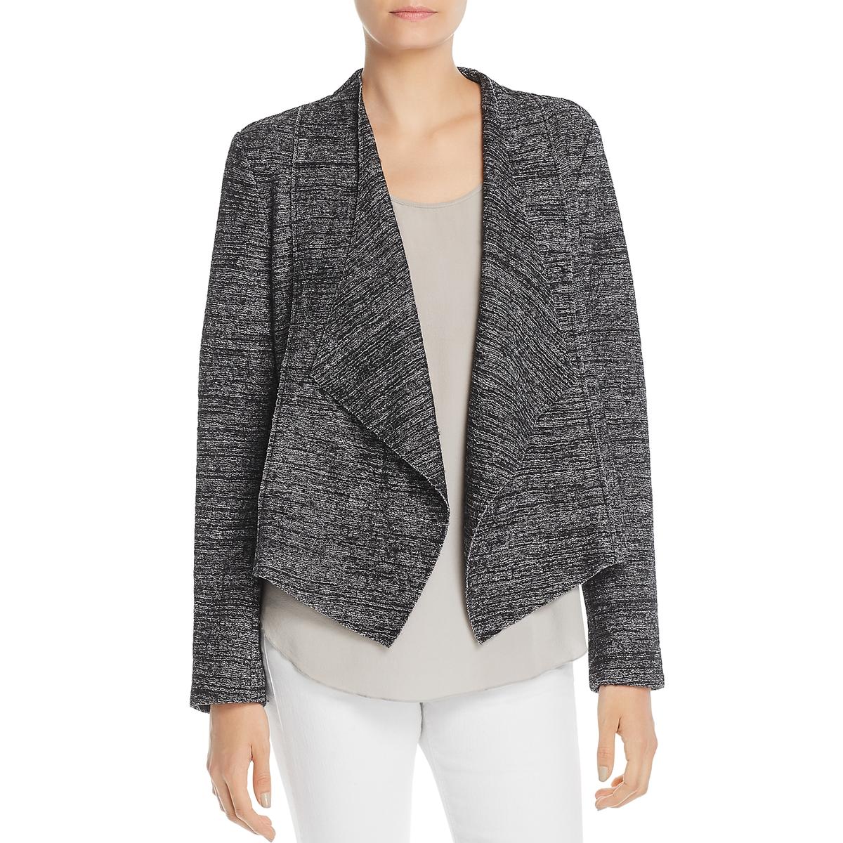 Bagatelle | Draped Tweed Open-Front Jacket | Grey | M 690681783097 | eBay