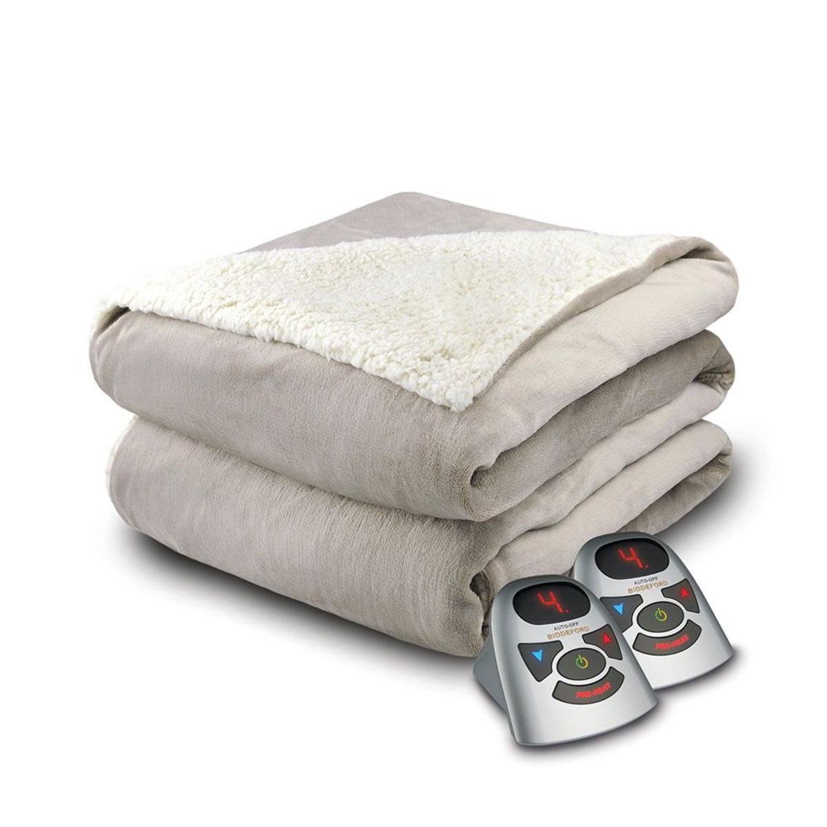 See? 18+ List Of Biddeford Heated Velour Sherpa Blanket  Your Friends Forgot to Share You.