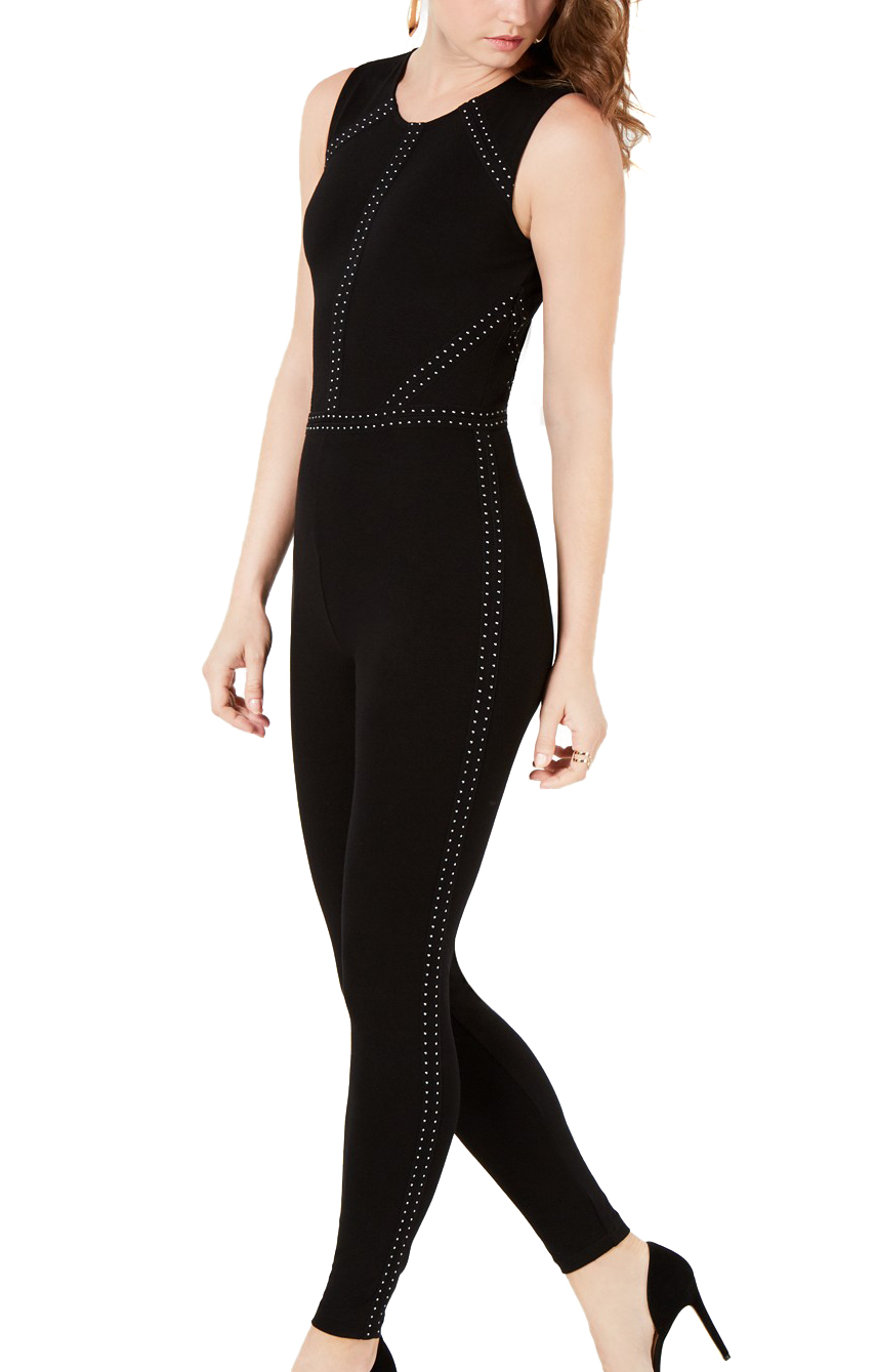 black studded jumpsuit