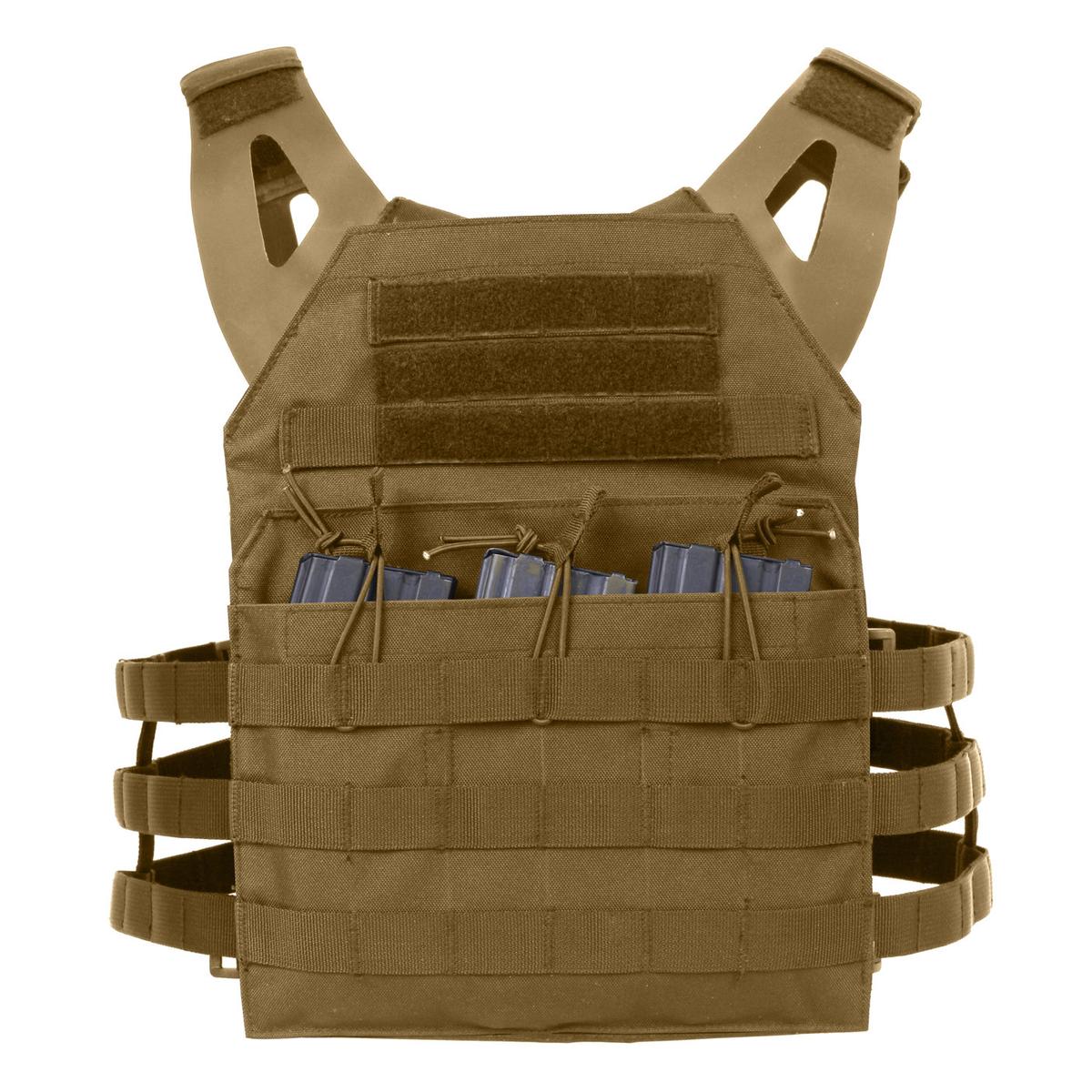 Rothco Lightweight MOLLE Tactical Armor Plate Carrier Vest w/Mag