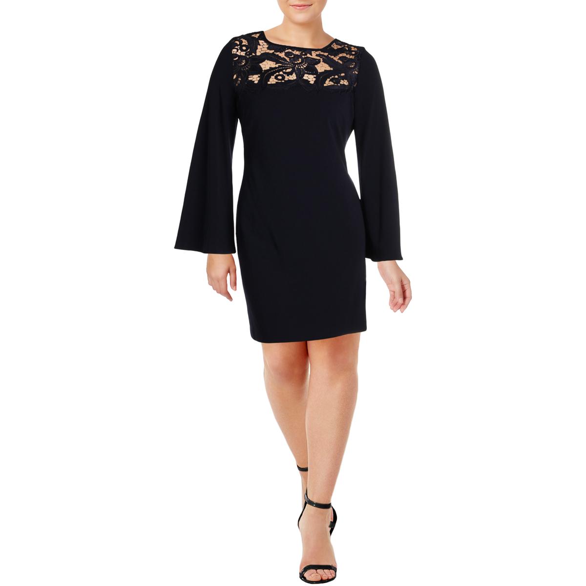 ralph lauren lace bell sleeve dress