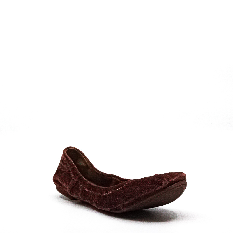 Lucky Brand | Emmie Embossed Velvet Paisley Ballet Slippers | Brown | eBay