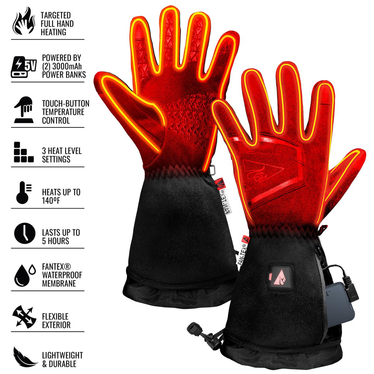 ActionHeat 5V Men's Featherweight Heated Gloves S