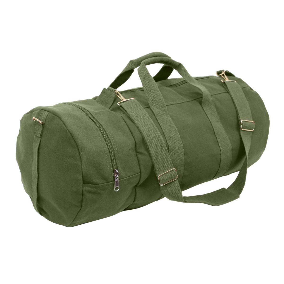 Rothco Canvas Double-Ender Sports Bag, Duffle Bag, w/Shoulder Strap | eBay